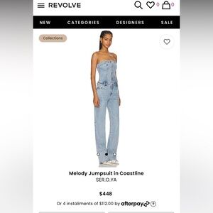 Melody Jumpsuit in Coastline
SER.O.YA